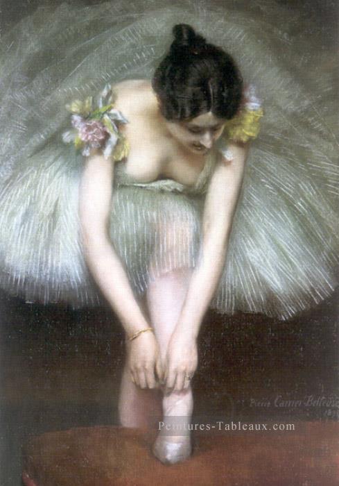 Avant le ballet 1896 danseuse de ballet Carrier Belleuse Pierre Peintures à l'huile